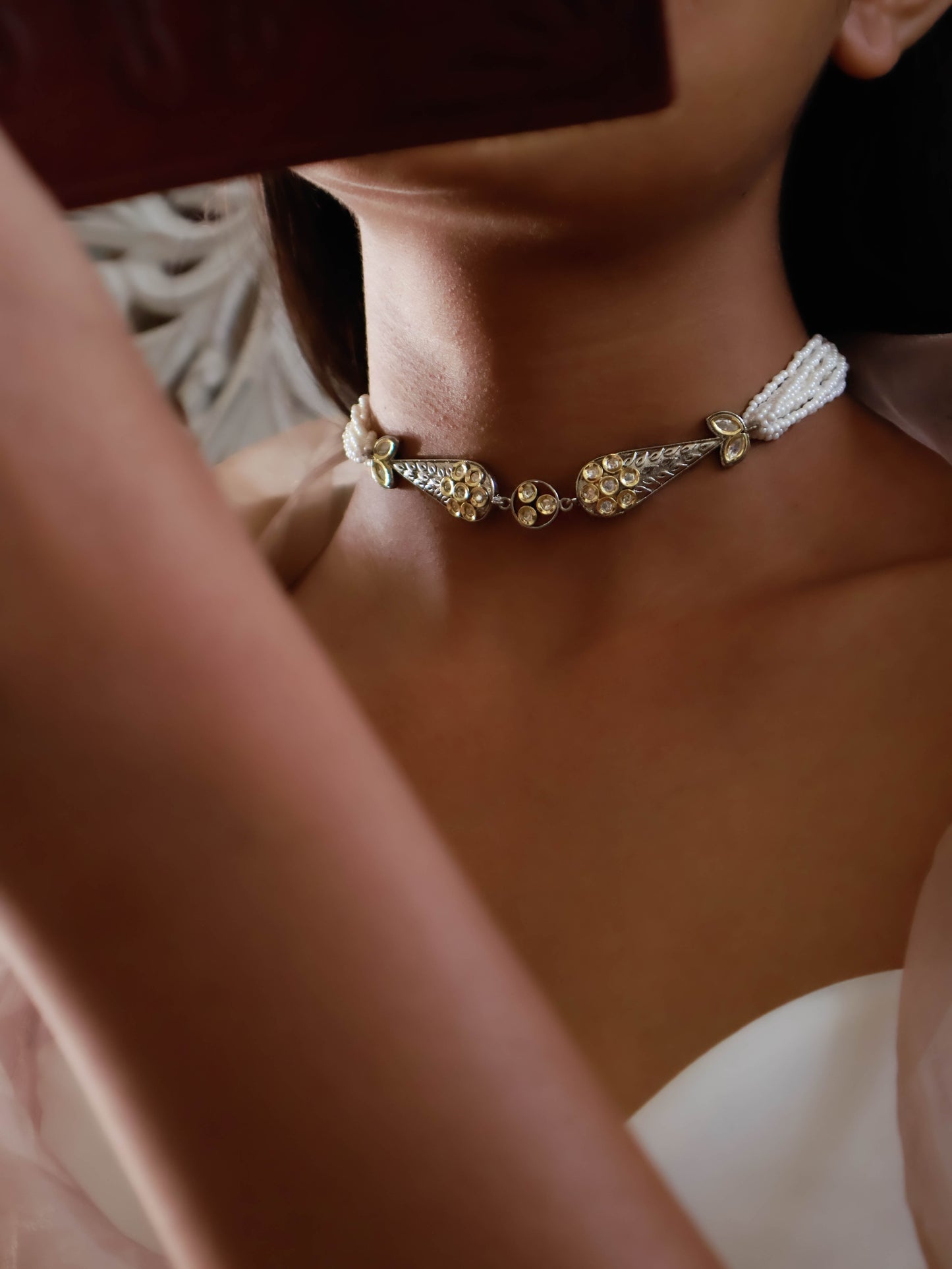 Mishka Kundan Choker Necklace