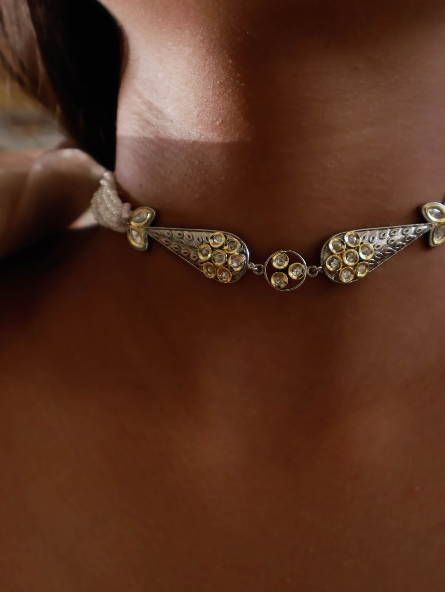Mishka Kundan Choker Necklace