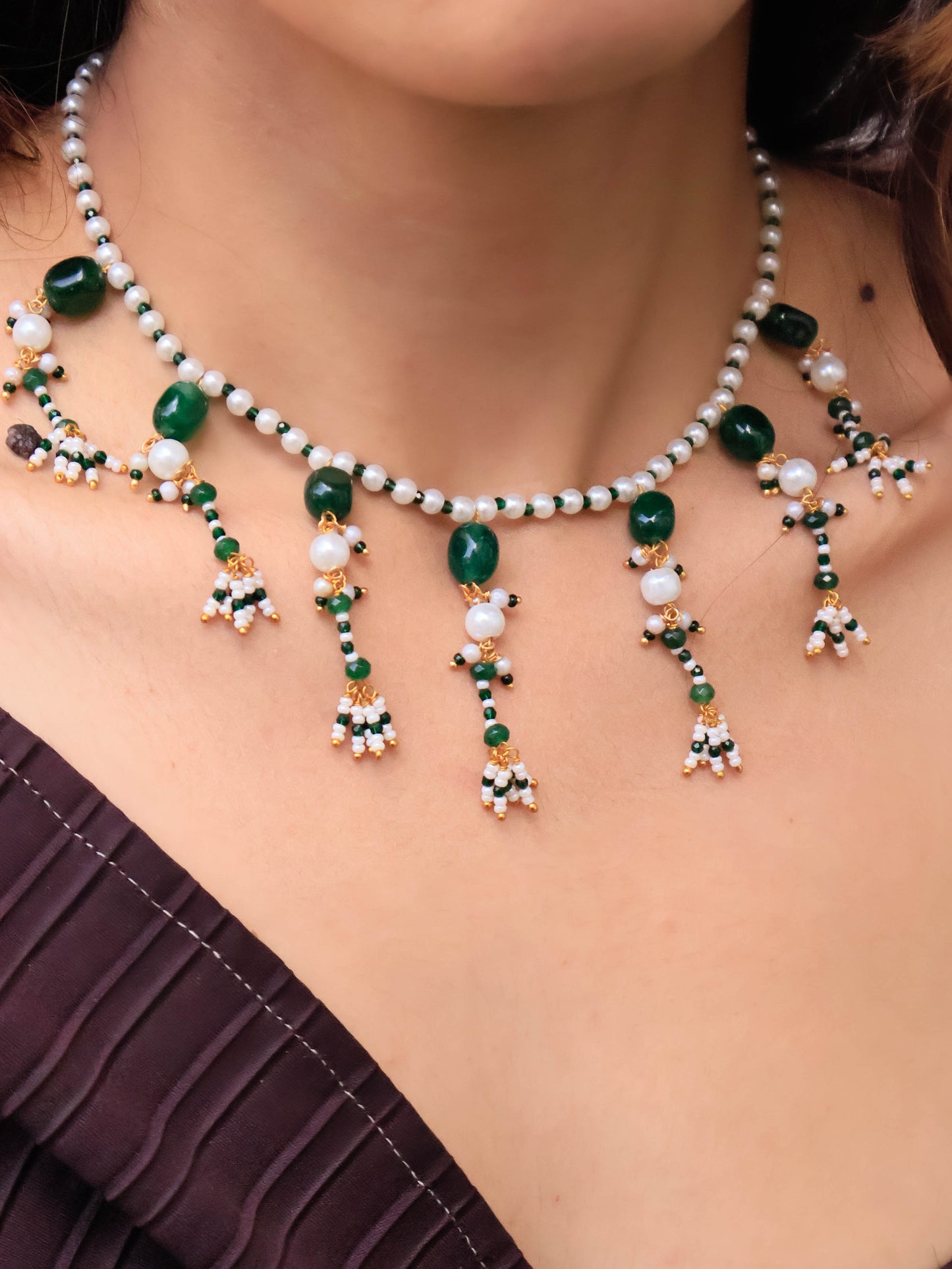 Luft Green Necklace