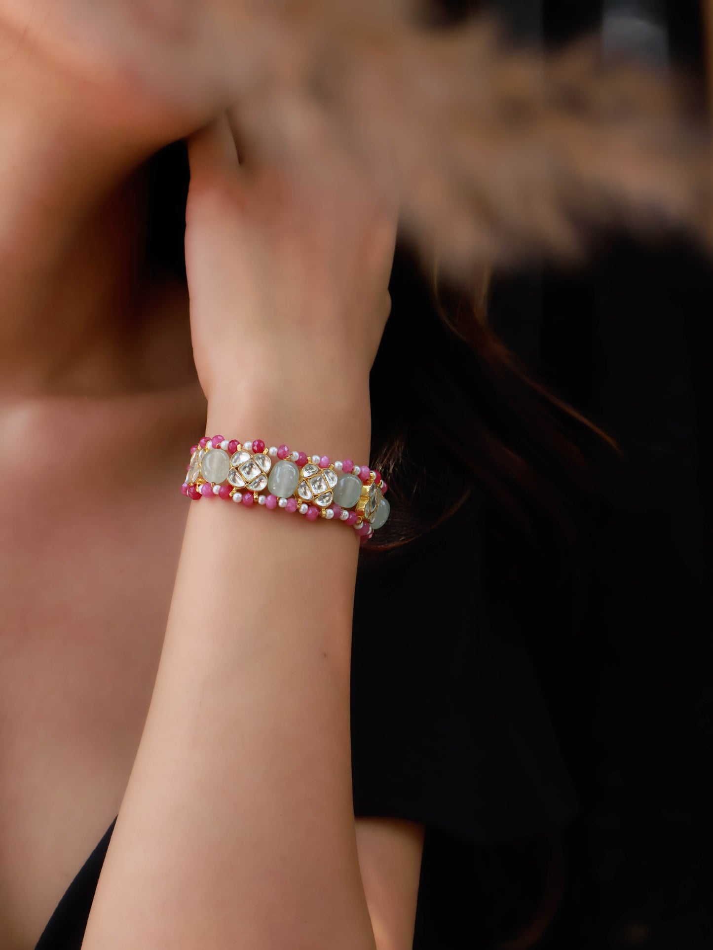 Tanika Kundan Bracelet