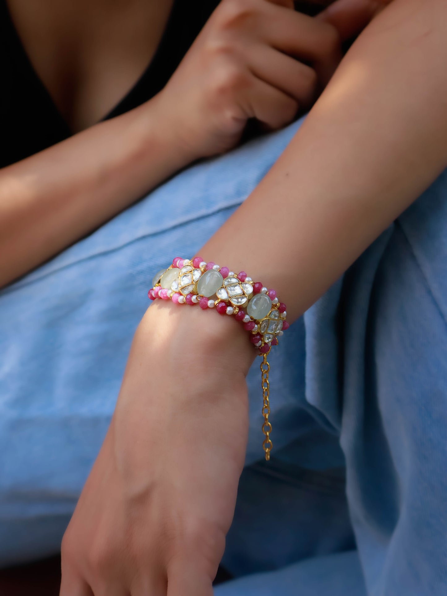 Tanika Kundan Bracelet