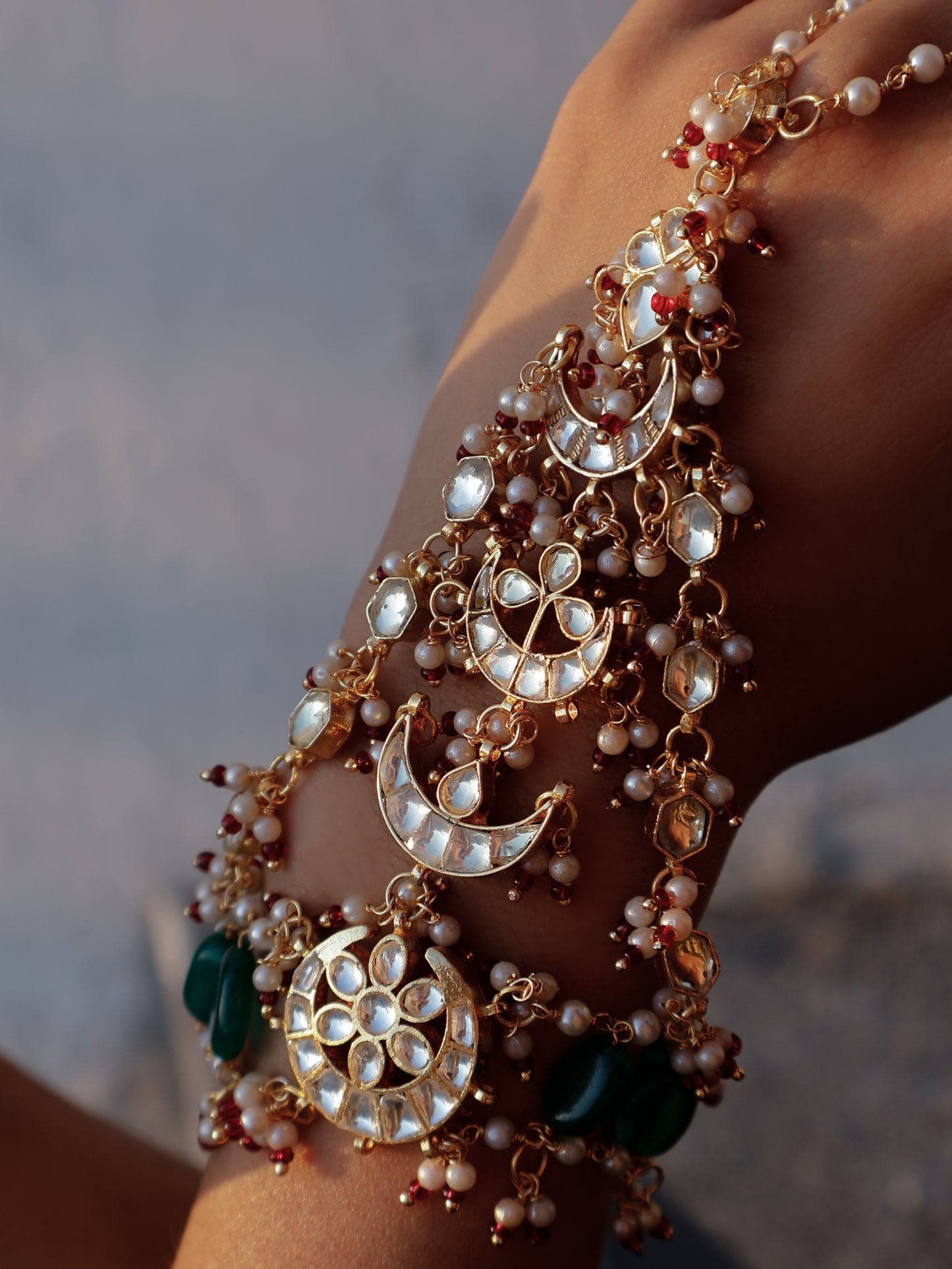 Hinar Green Kundan Hathphool