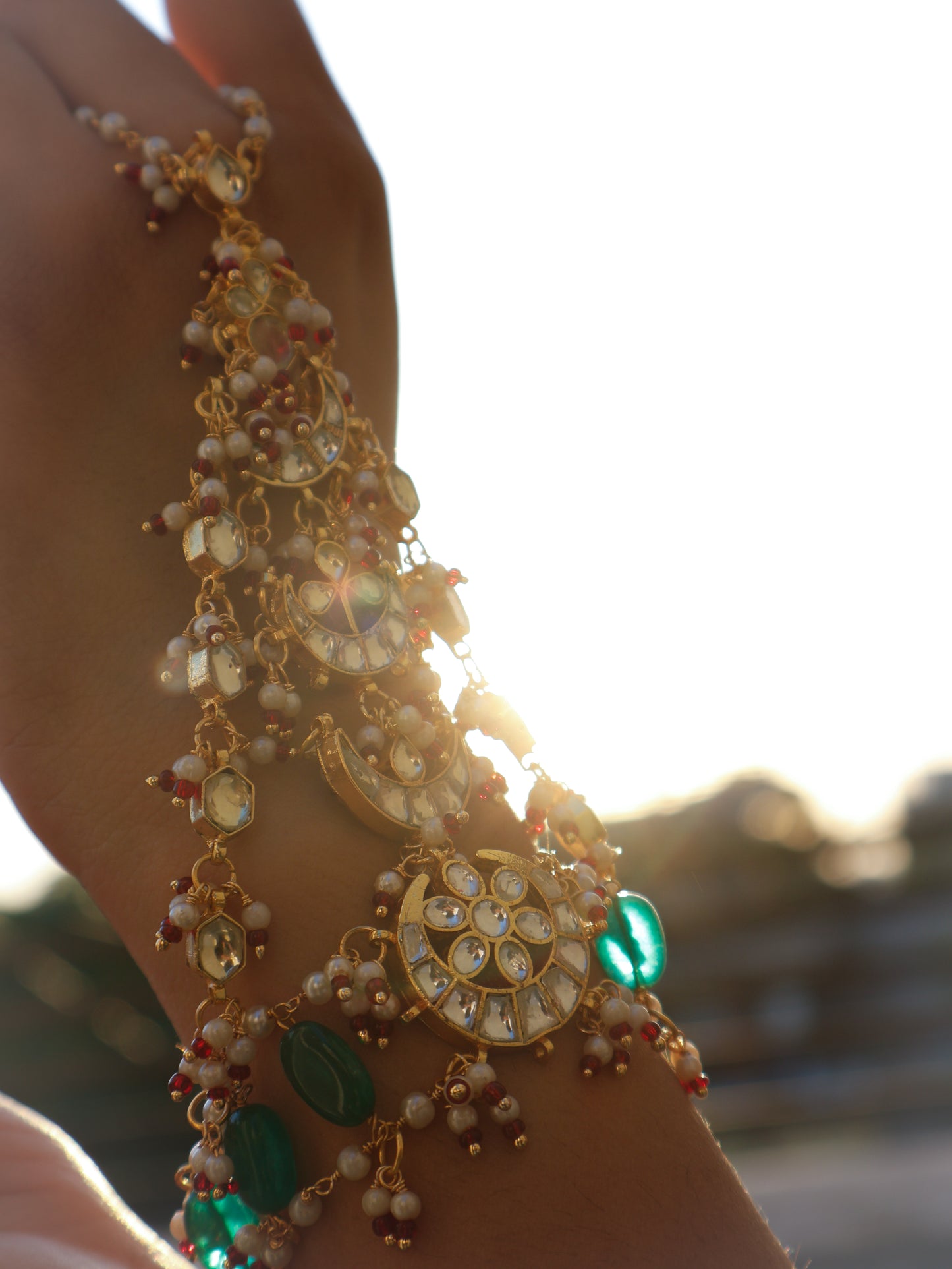 Hinar Green Kundan Hathphool