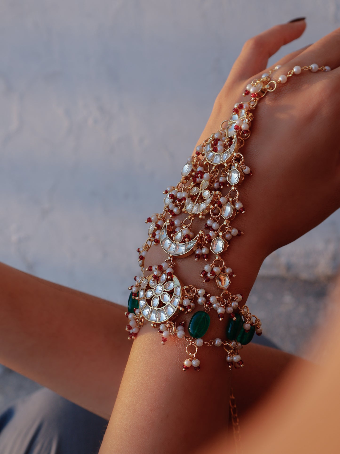Hinar Green Kundan Hathphool