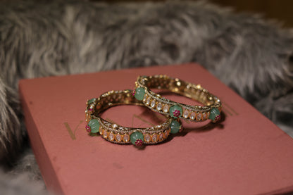 Saanvika Polki Bangle - Set of 2