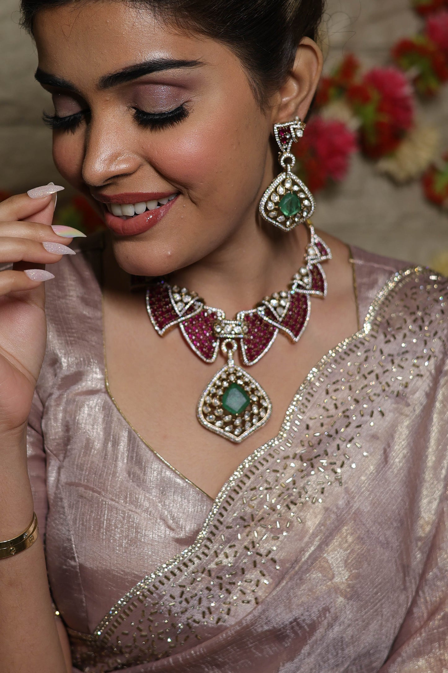 Anvita Polki Necklace Set