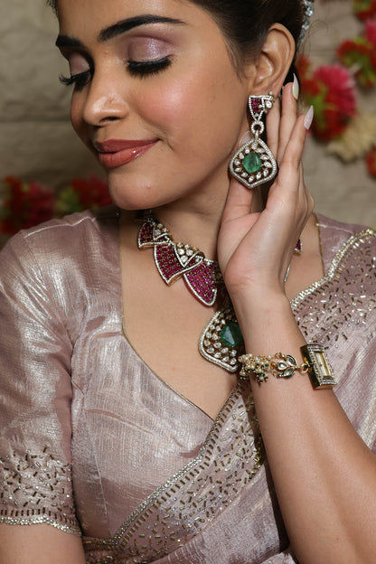Anvita Polki Necklace Set