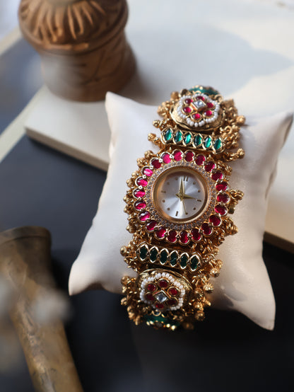 Madhuban Kundan Wrist Watch