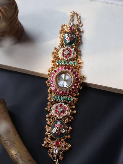 Madhuban Kundan Wrist Watch