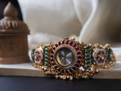 Madhuban Kundan Wrist Watch