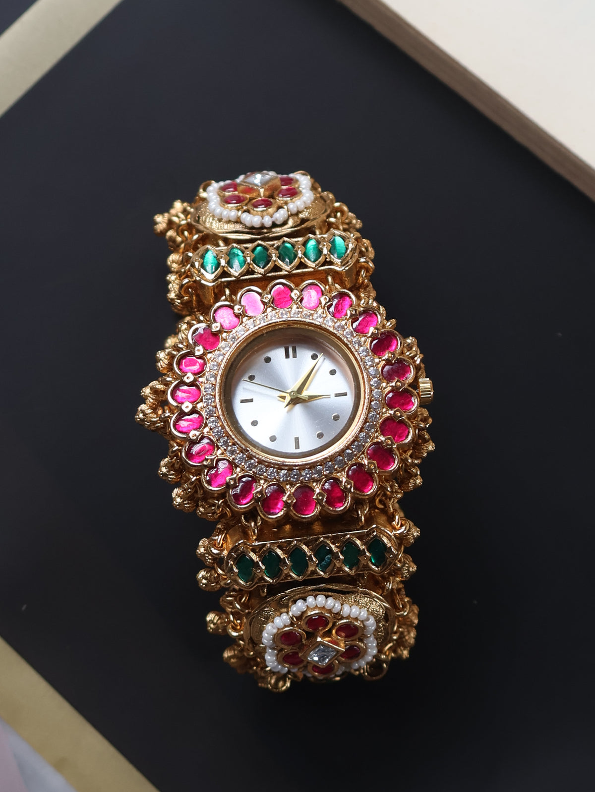 Madhuban Kundan Wrist Watch