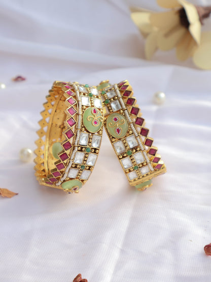 Elara Multicolored Bangles - Pair of 2