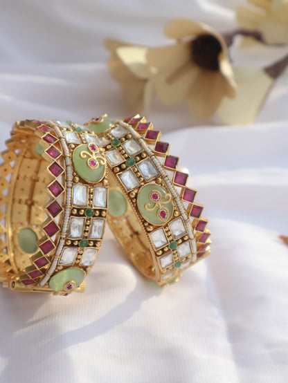 Elara Multicolored Bangles - Pair of 2