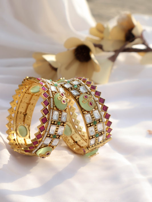 Elara Multicolored Bangles - Pair of 2