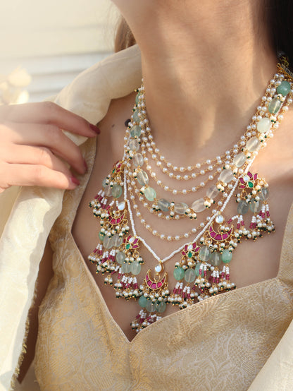 Emma Pearl Kundan Necklace