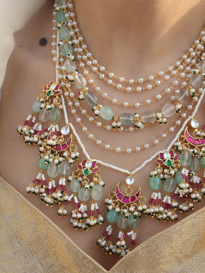 Emma Pearl Kundan Necklace