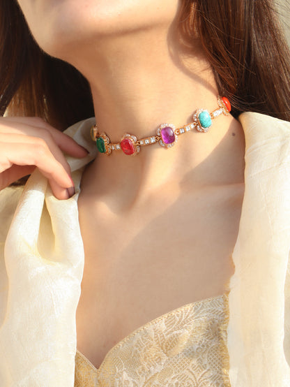 Freya Multicolour Choker Set