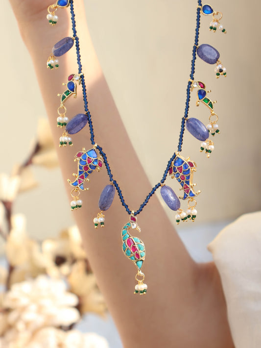 Ocean Drop Kundan  Necklace