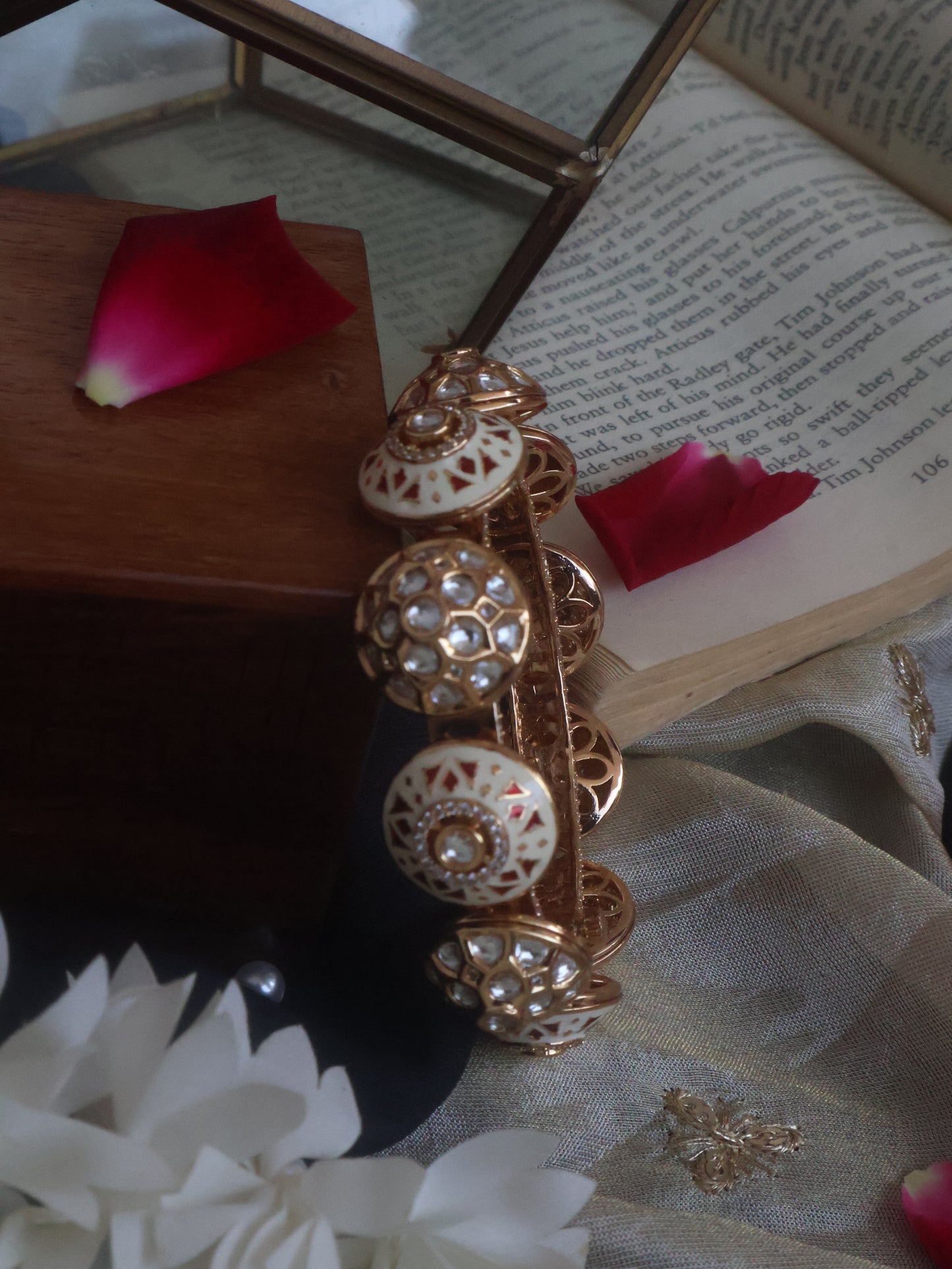 Sunehri Polki Bangle