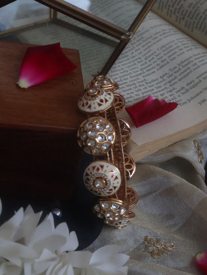 Sunehri Polki Bangle