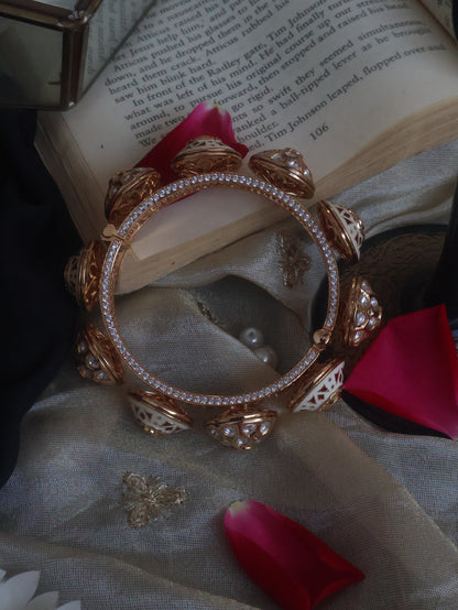 Sunehri Polki Bangle