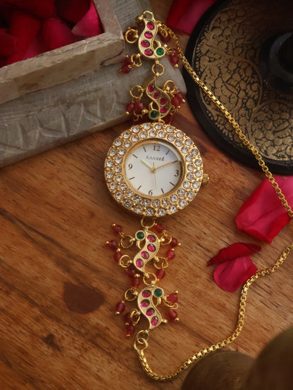Madhu Kundan Wrist Watch