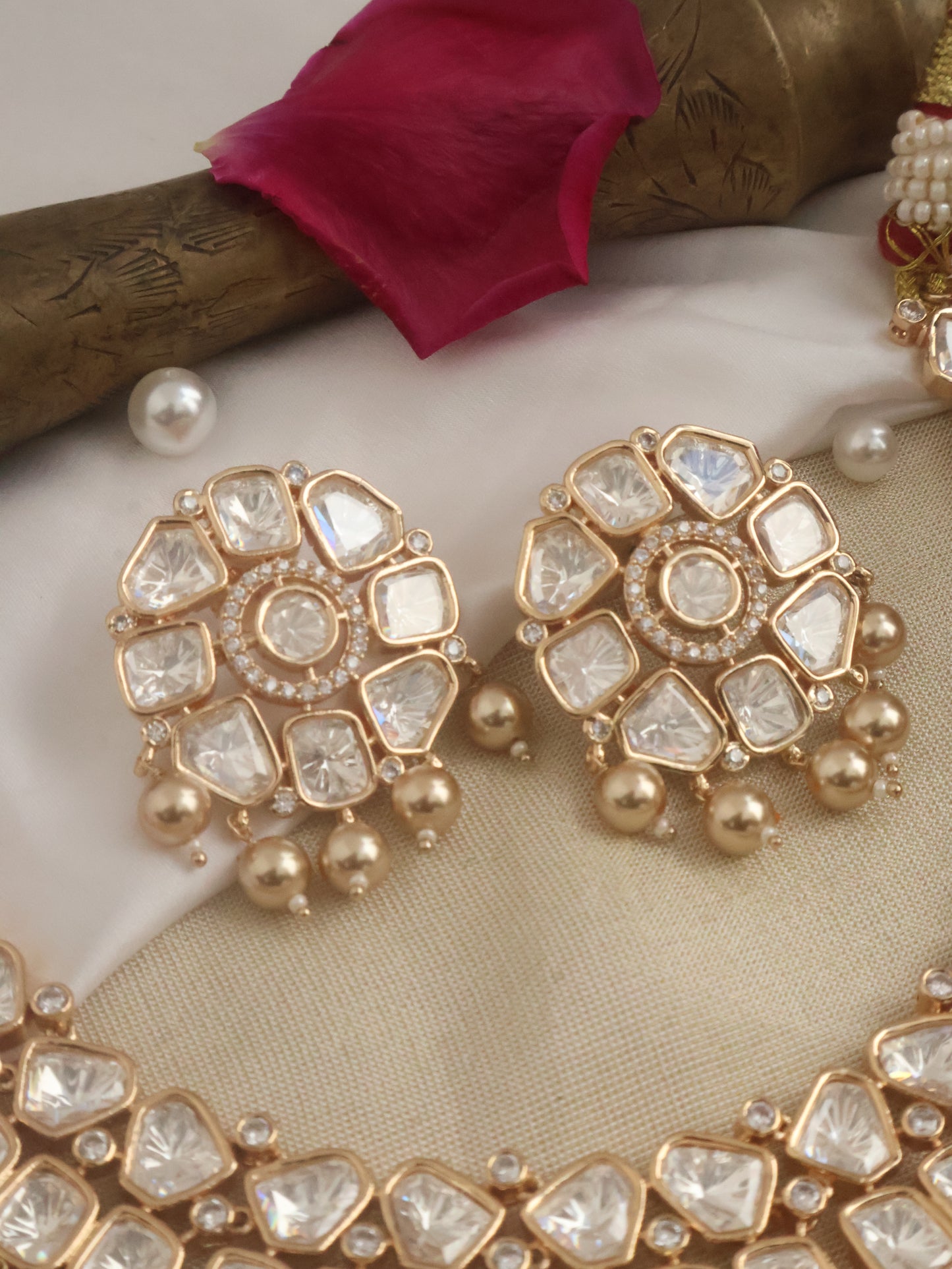 Afsana Polki Necklace Set