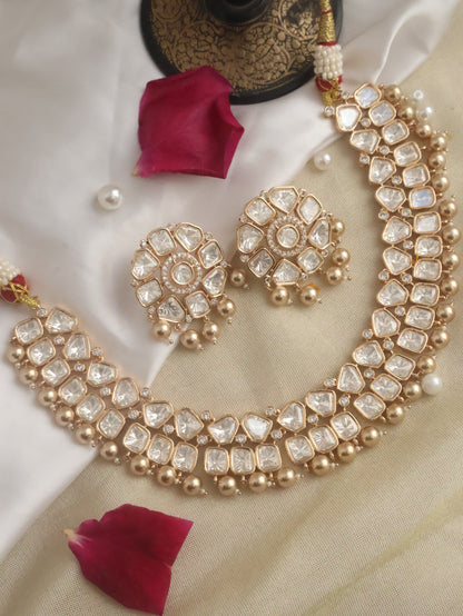 Afsana Polki Necklace Set