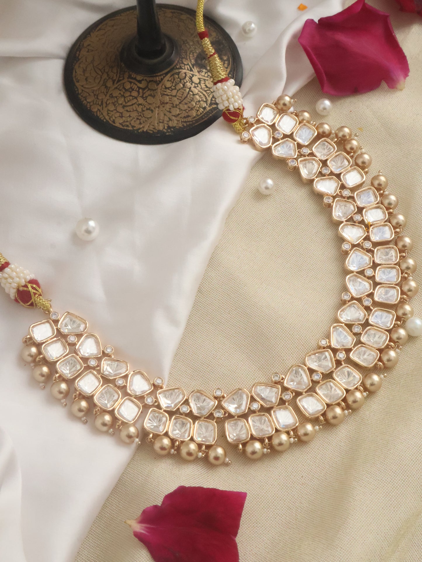 Afsana Polki Necklace Set