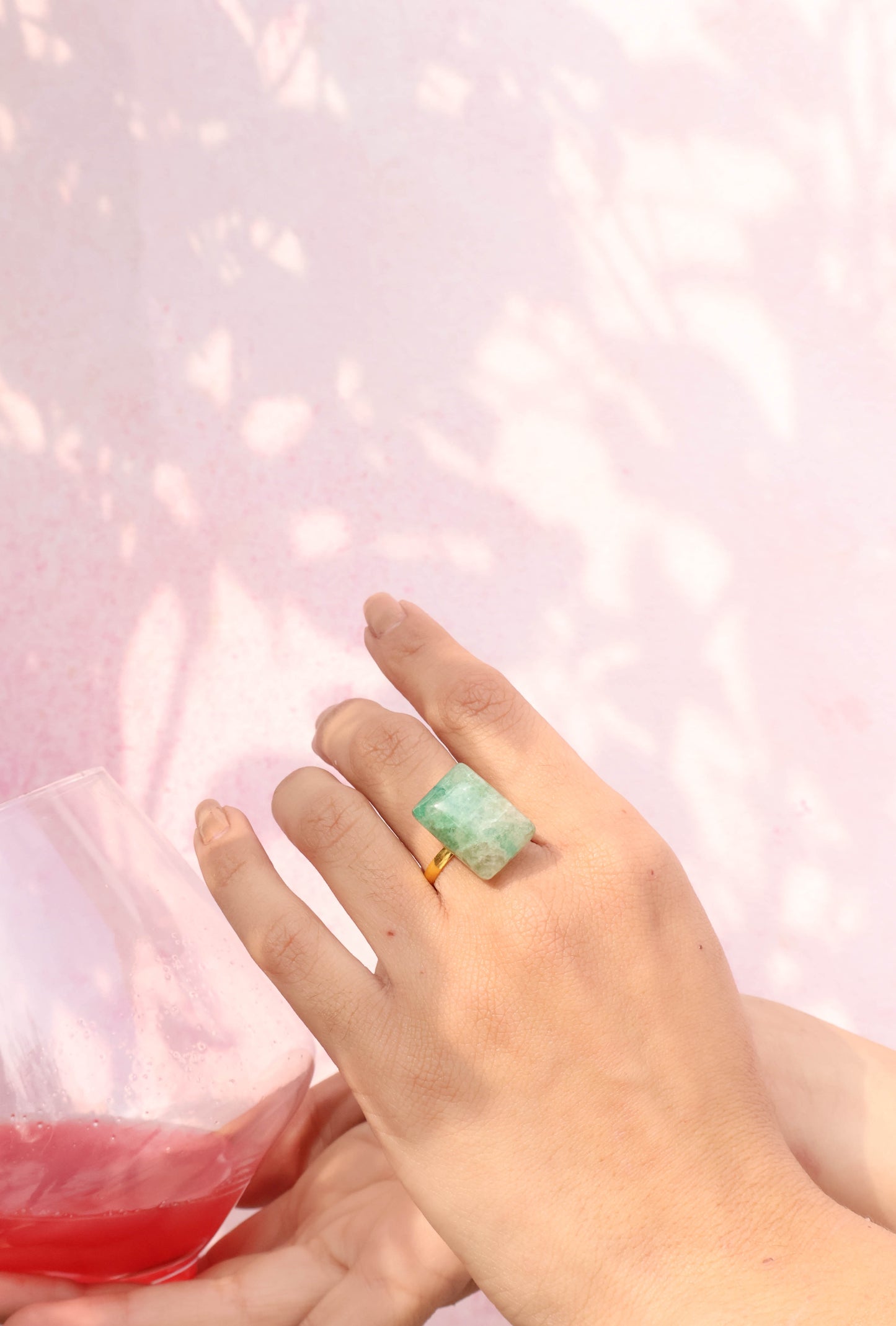 Riza Aventurine Ring