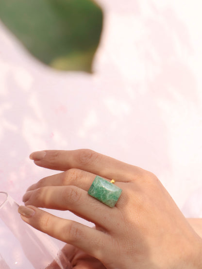 Riza Aventurine Ring