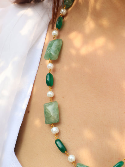 Tasha Aventurine Green Necklace