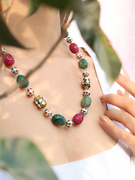 Tiska Multicolored Necklace