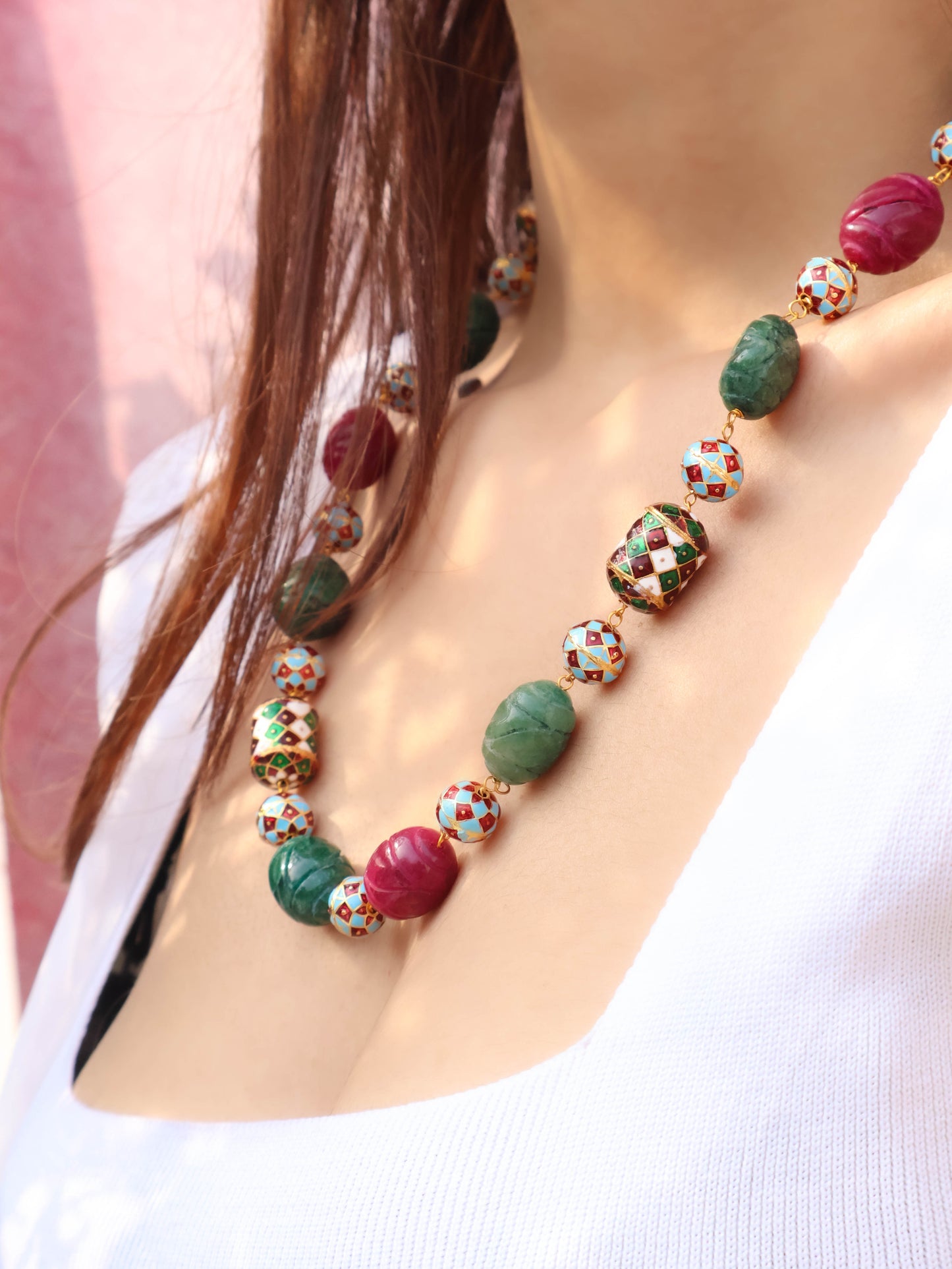 Tiska Multicolored Necklace