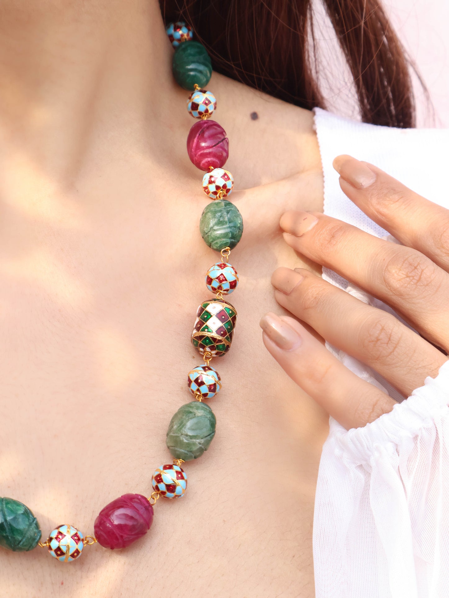 Tiska Multicolored Necklace