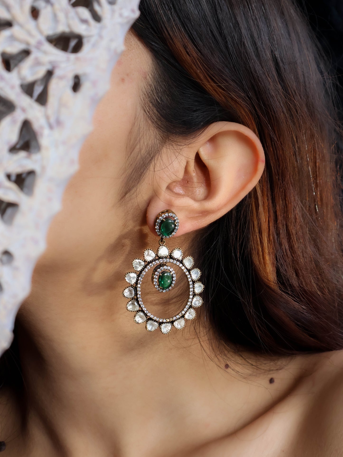 Tressa Green Earrings