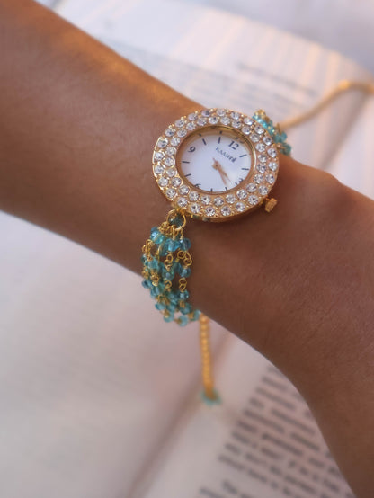 Nish Turquoise Wrist Watch