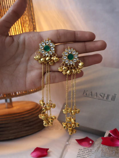 Zeenat Kundan-Ghungroo Earrings
