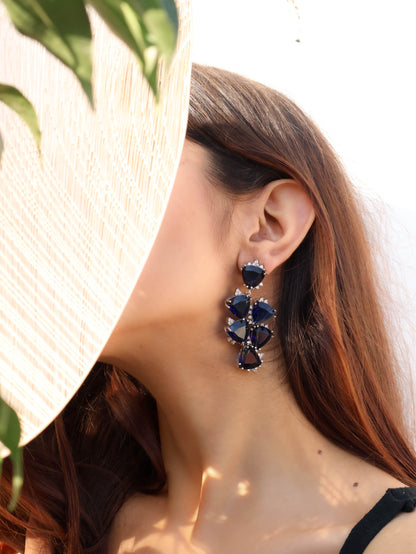 Ilham Blue Earrings