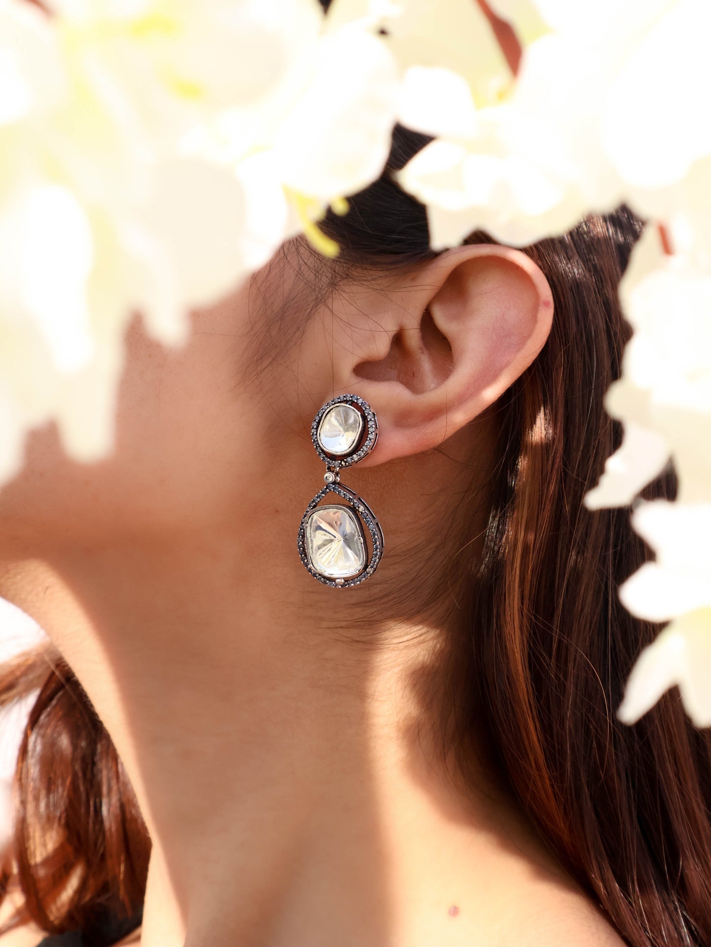 Nashwa Polki Earrings