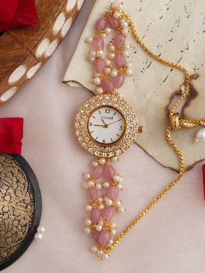 Ishka Pink Wrist Watch