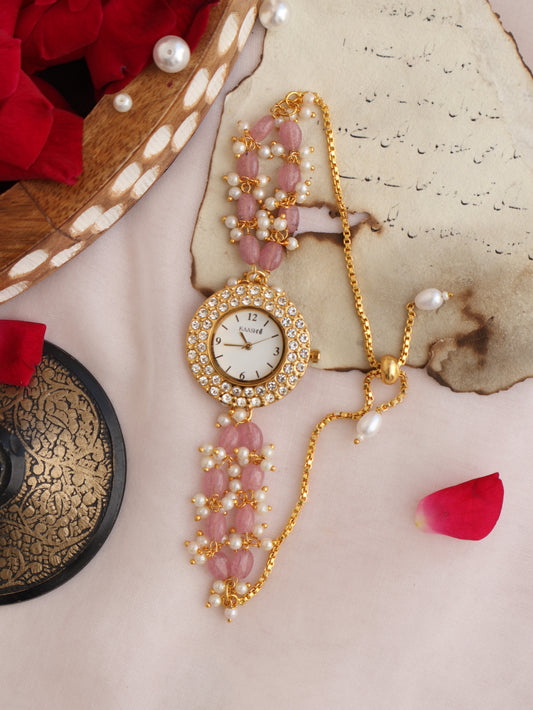 Ishka Pink Wrist Watch