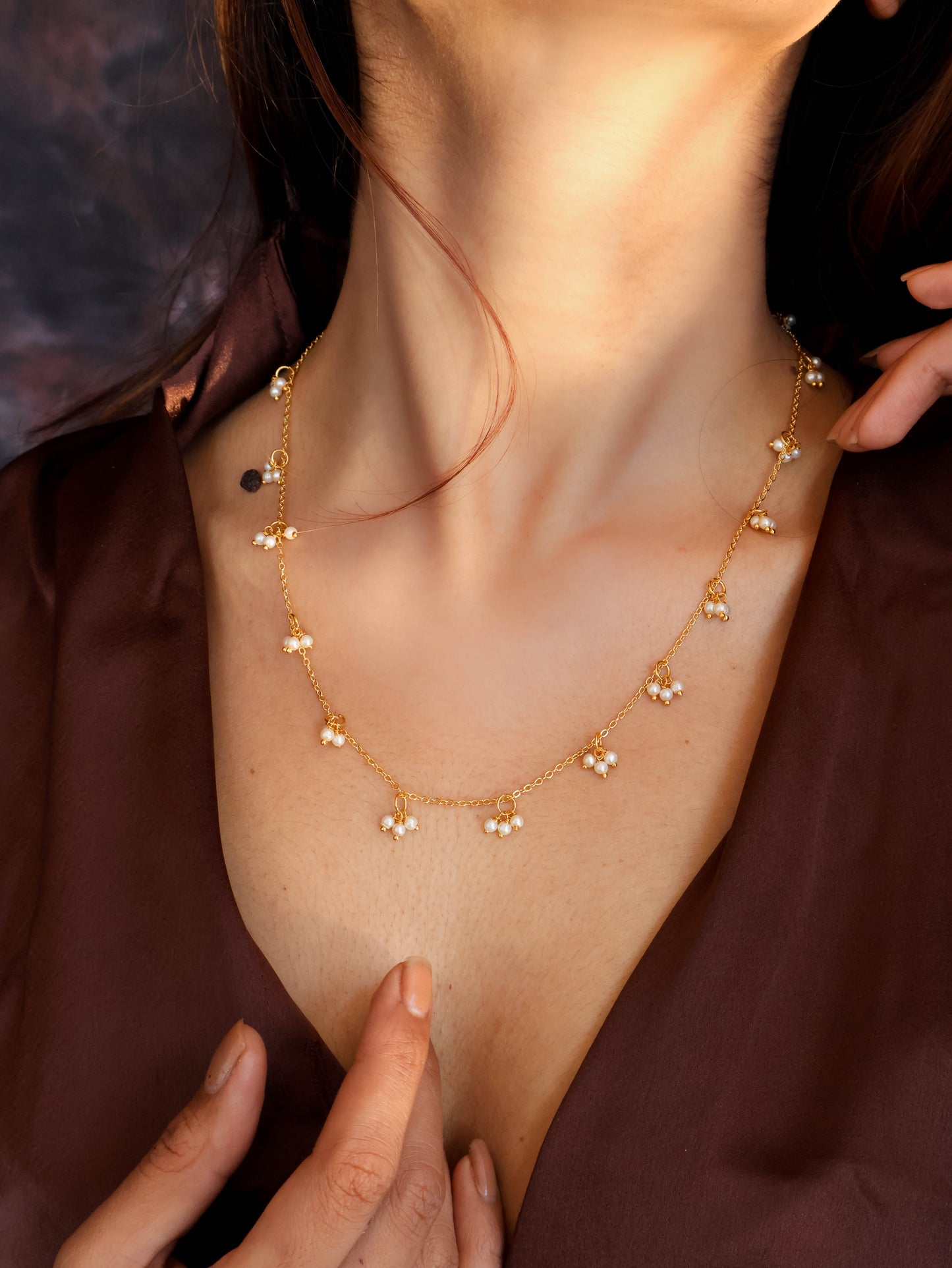 Iva Pearl Trinket Necklace