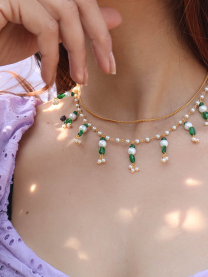 Zinaida Green Necklace