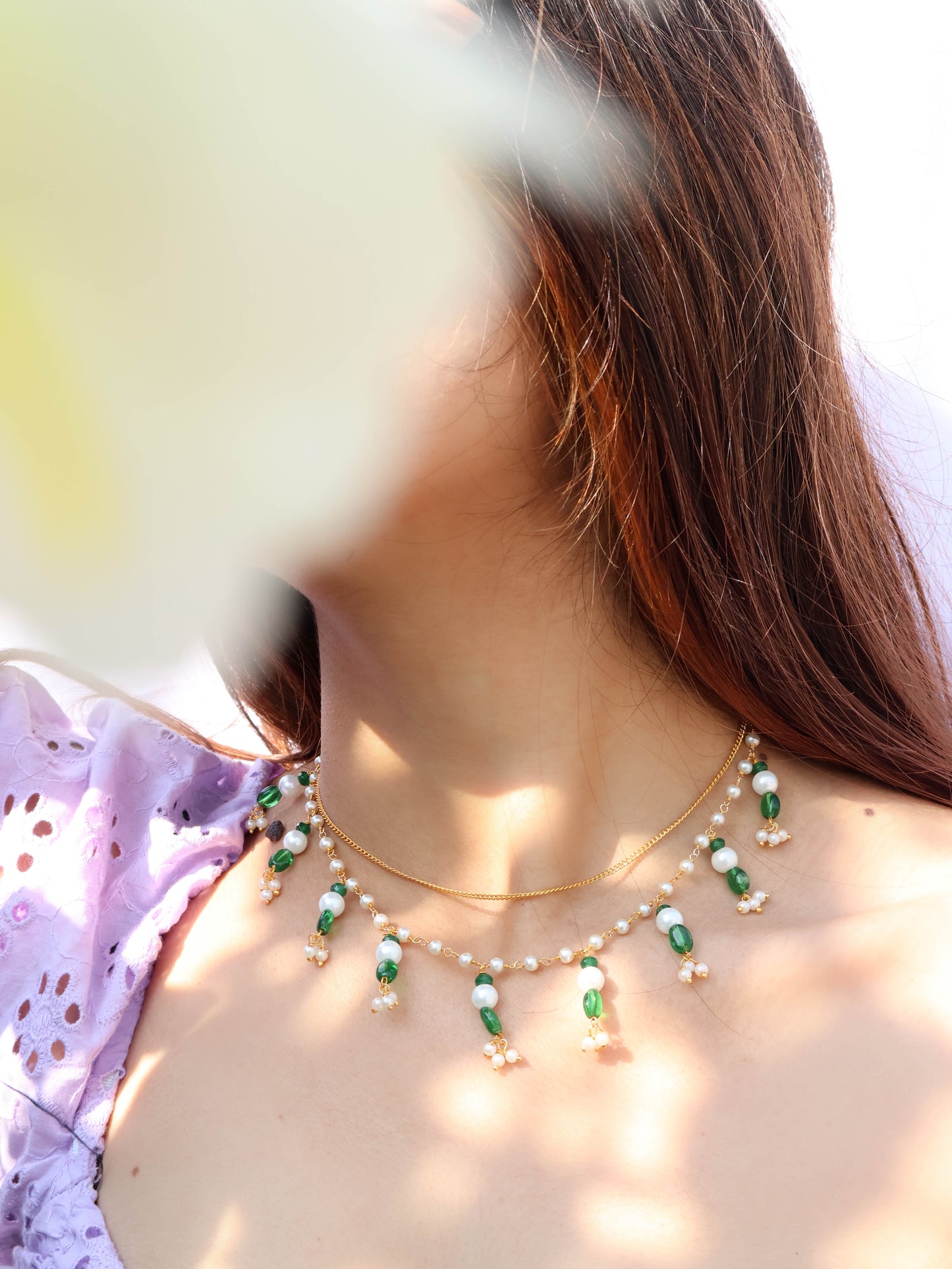 Zinaida Green Necklace