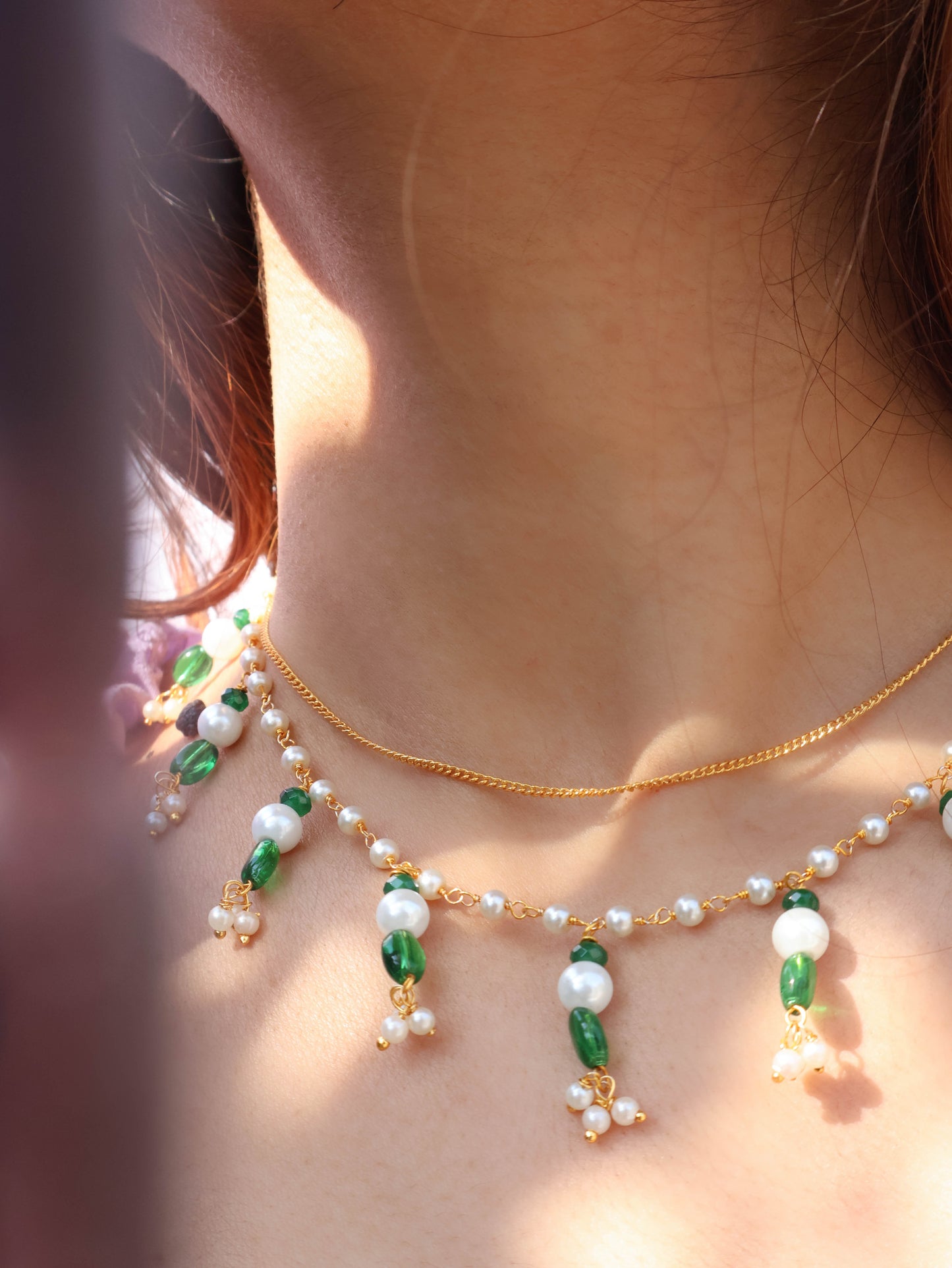 Zinaida Green Necklace