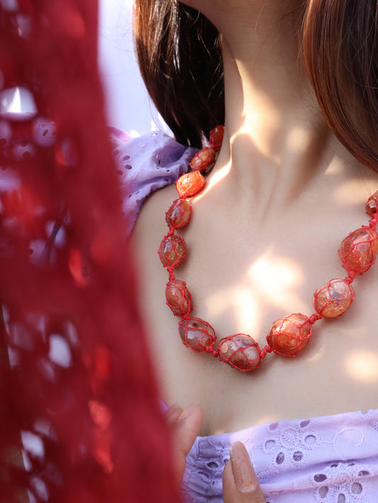 Bloom Agate Necklace