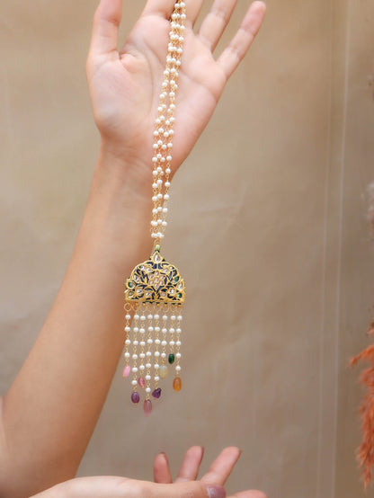 Aria Meenakari Pendant Necklace