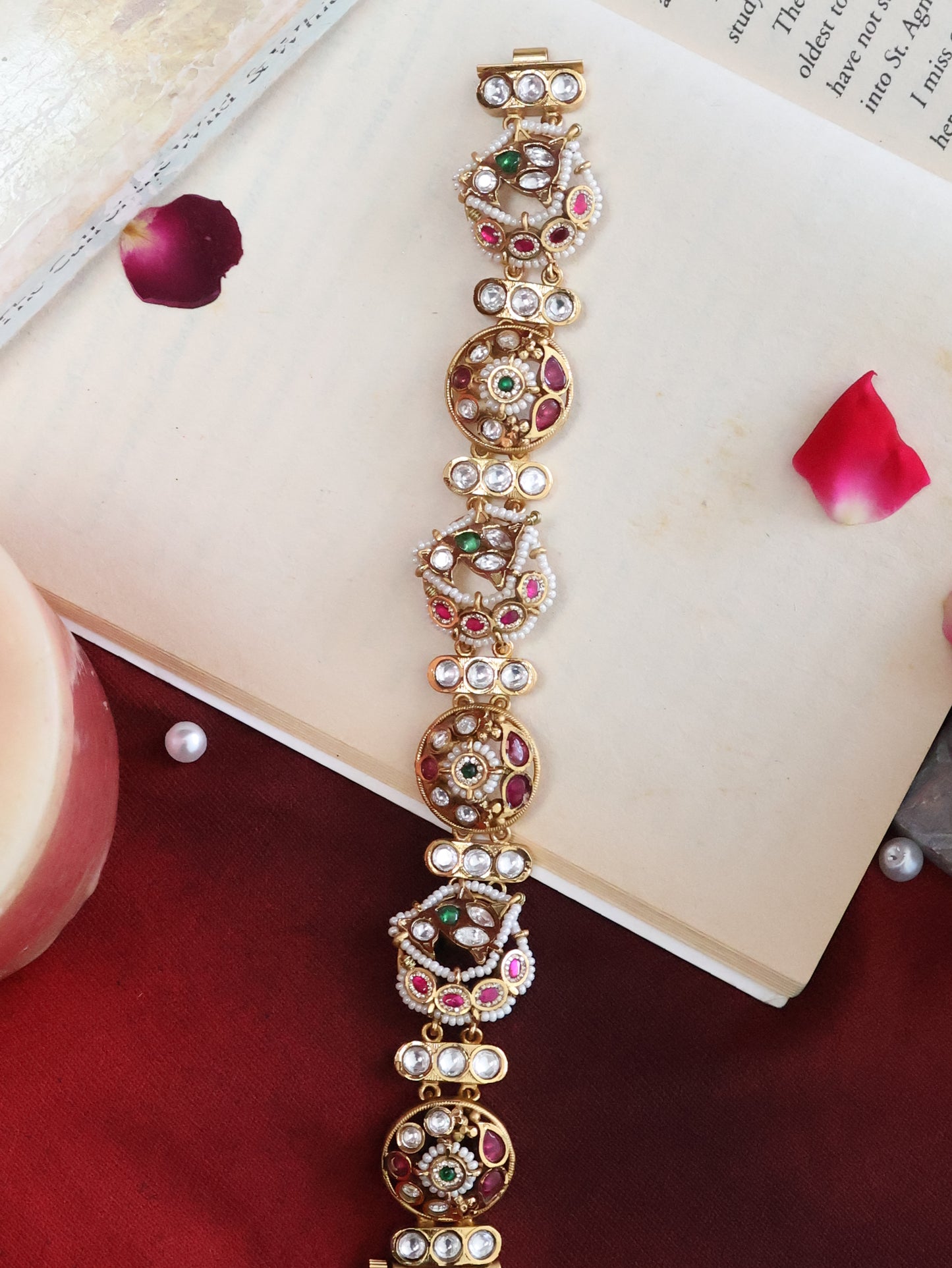 Prisha Kundan Bracelet