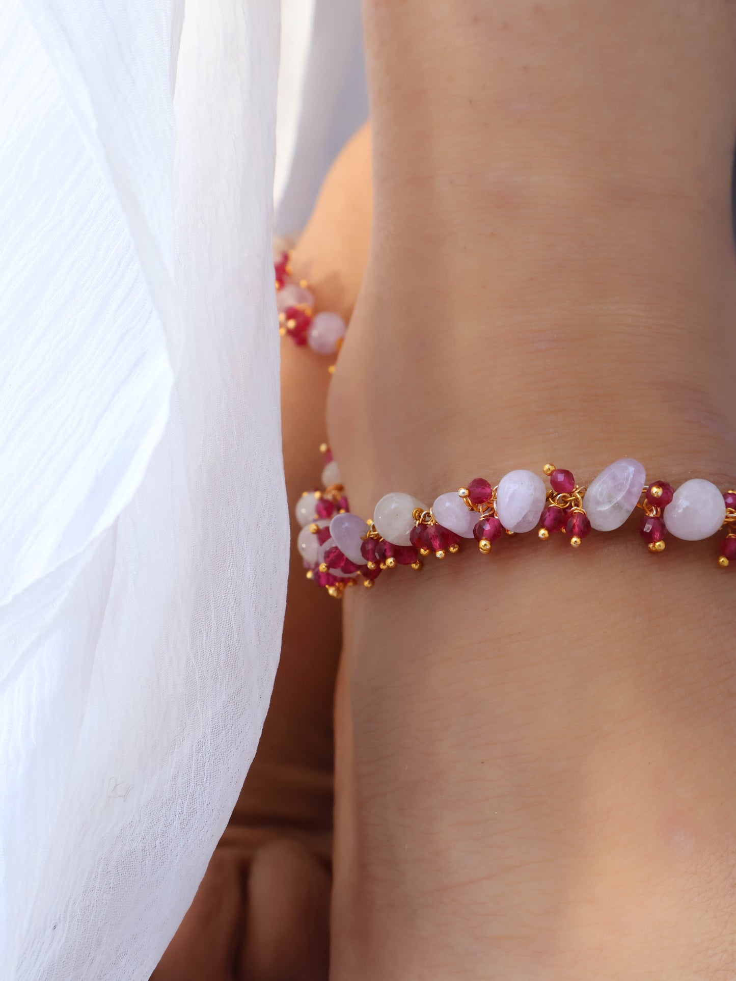 Harisha Pink Anklets- Pair of 2